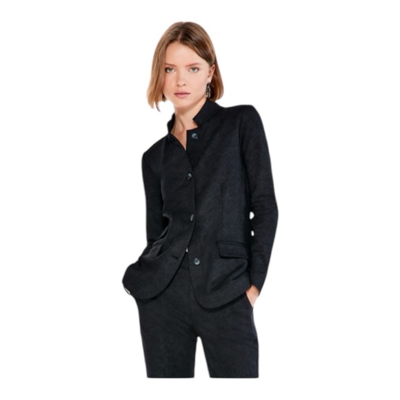 Sueded Foiled Blazer - Nic & Zoe - Picture 1 of 4